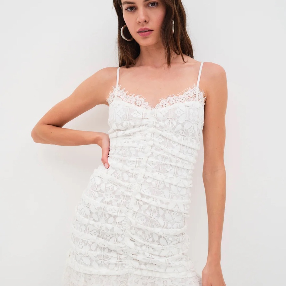 For Love and Lemons White Samira Dress / Size L